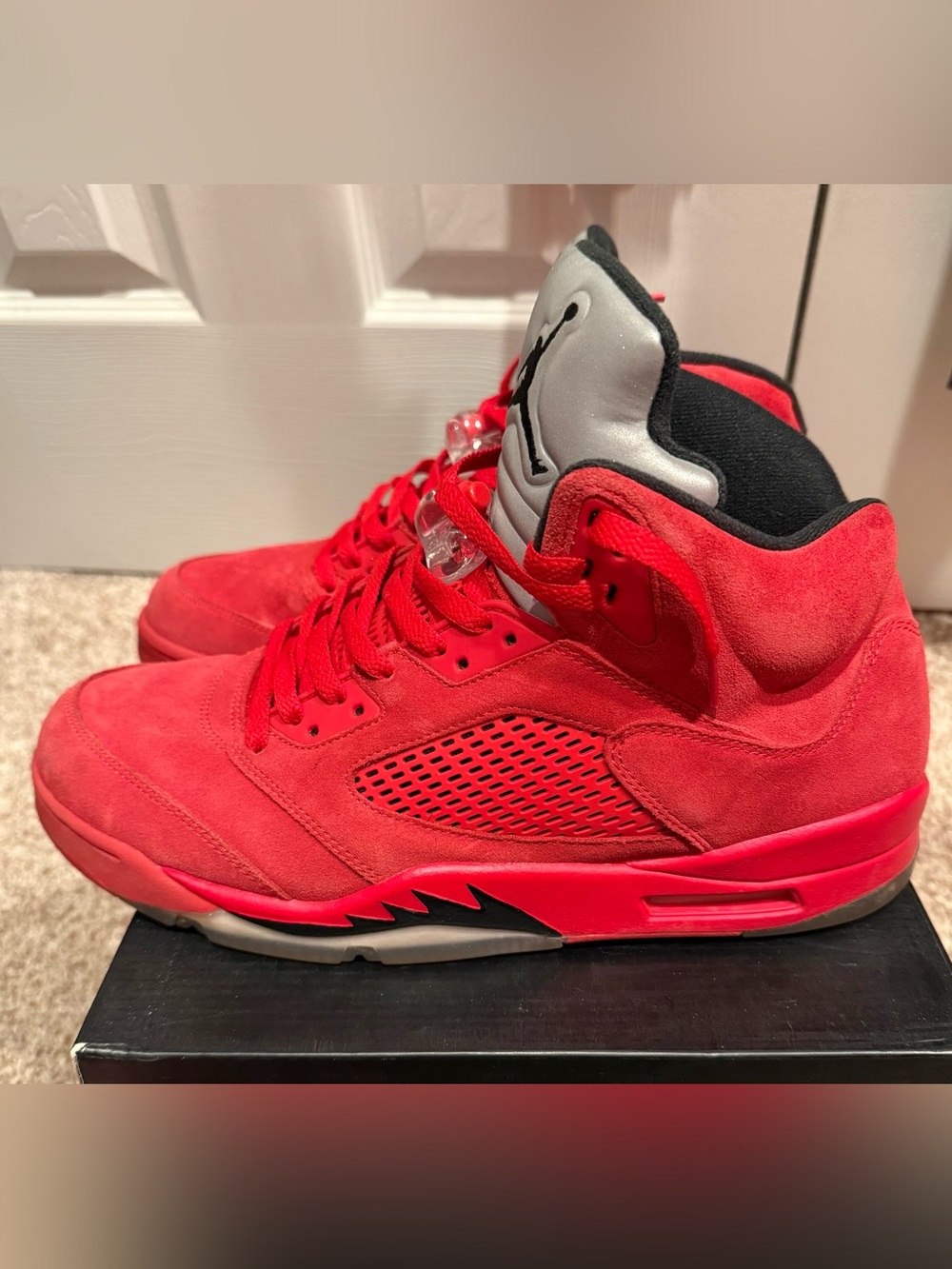 Jordan 5 Red Suede